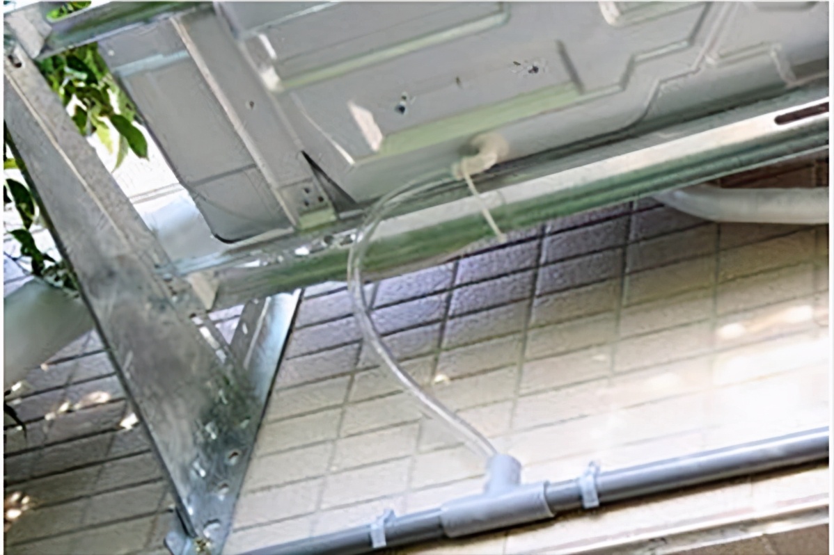 空调室外机冷凝水排放图片